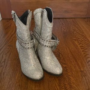 Dolls Kill : Club Exx Icy Sheriff Shine Cowboy Boots